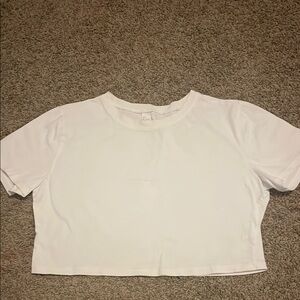 Women's White Crop Top